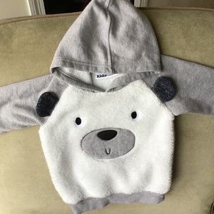 Puppy Dog Hoodie Fleece Pullover size 24 mths